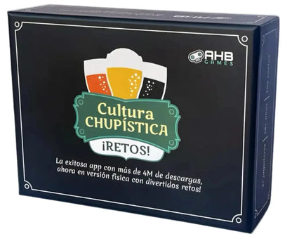 Caja Cultura Chupística Retos - Juego de Mesa Oficial para Carretes AHB Games